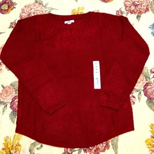 Croft & Barrow sweater. New! Color Red.